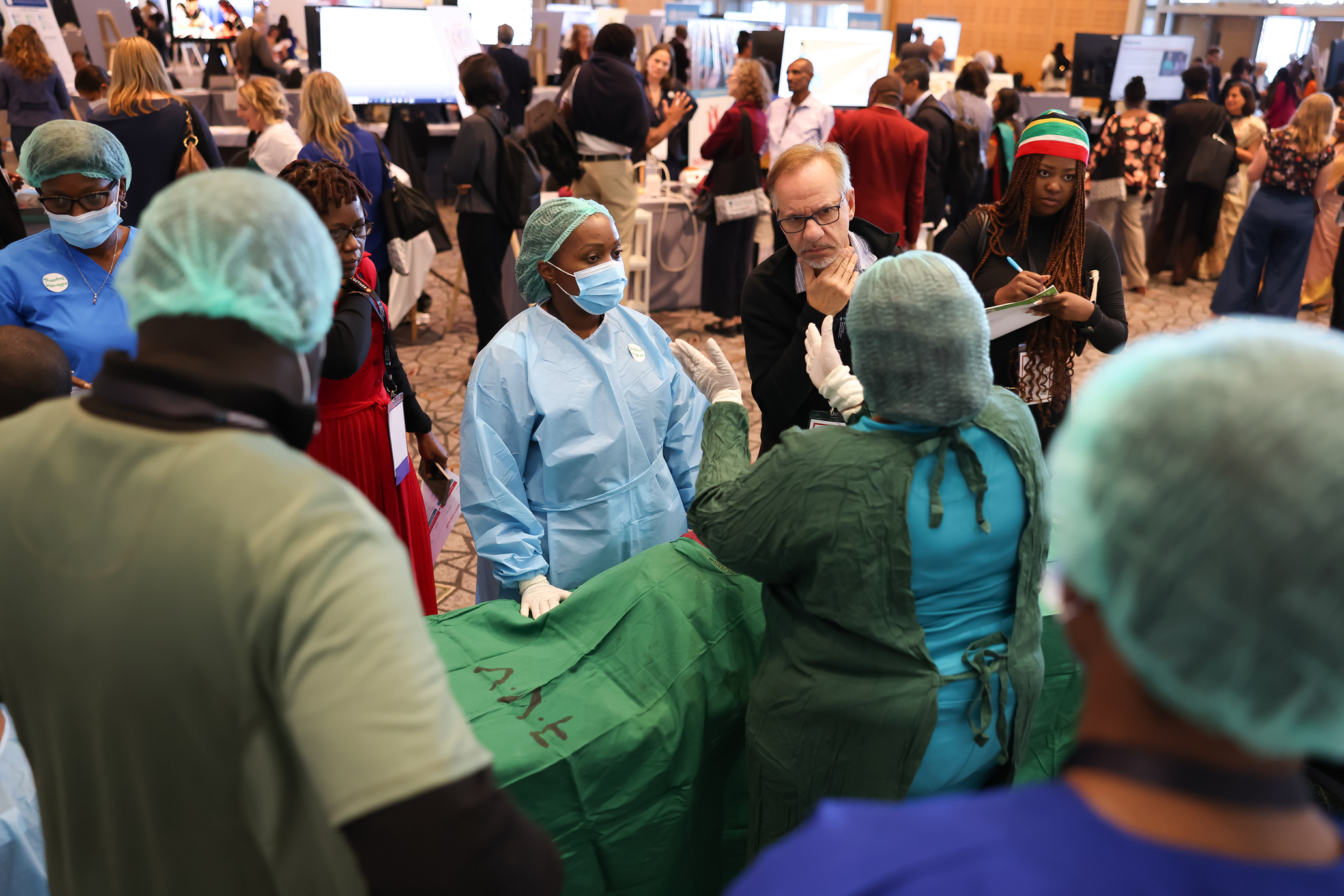 The innovation marketplace at the International Maternal Newborn Health Conference 2023 in Cape Town, South Africa